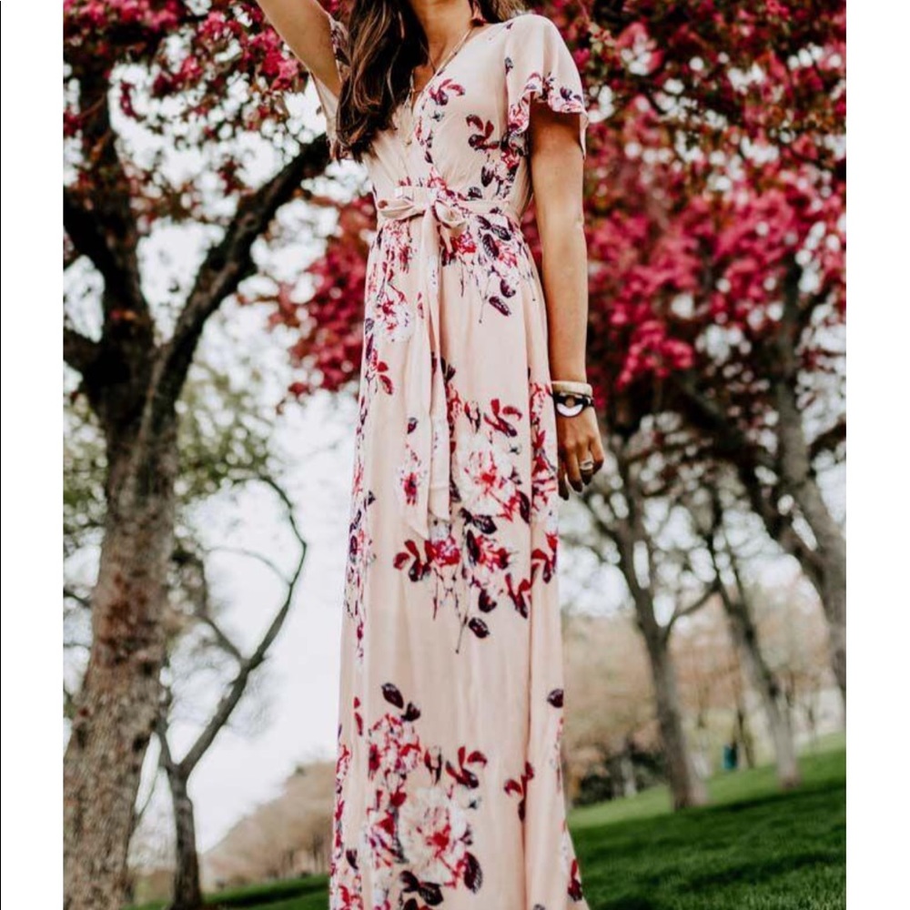 Bohme Floral Print Maxi Dress
